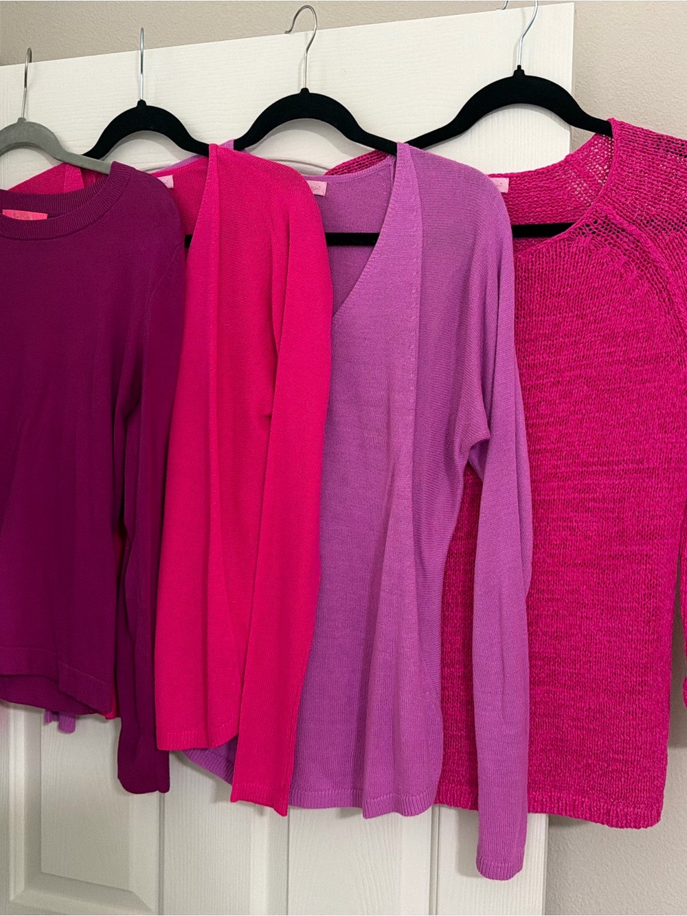 Lilly Pulitzer Bundle Pink & Purple Mixed-Knit Sweater collection - Picture 4 of 10